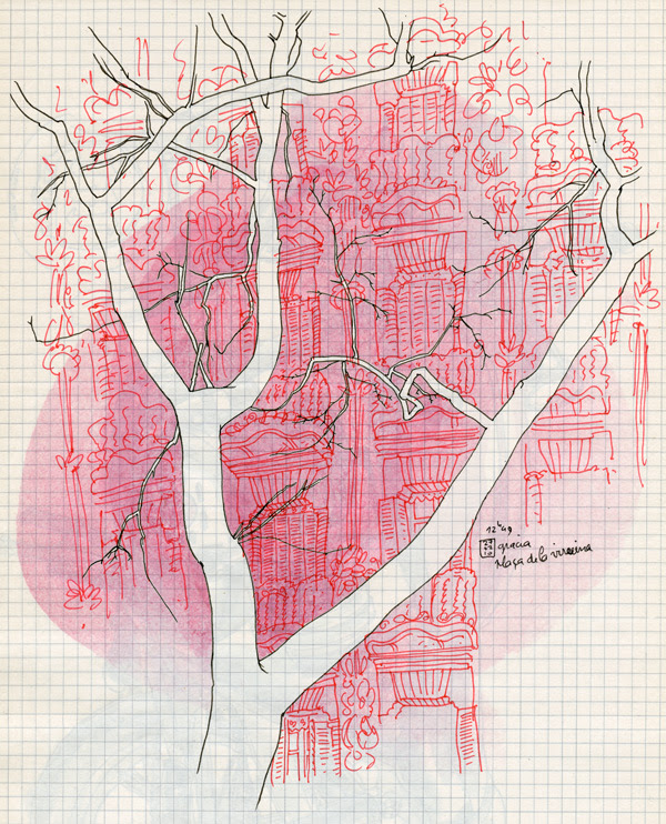 26th world wide sketchcrawl - barcelona