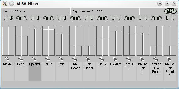 ALSA Mixer GUI ALSA Mixer GUI
