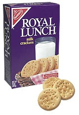 Royal Lunch Milk Crackers - Discontinued by Nabisco
