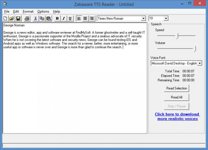 Zabaware Text To Speech Reader Download Ebookcrot