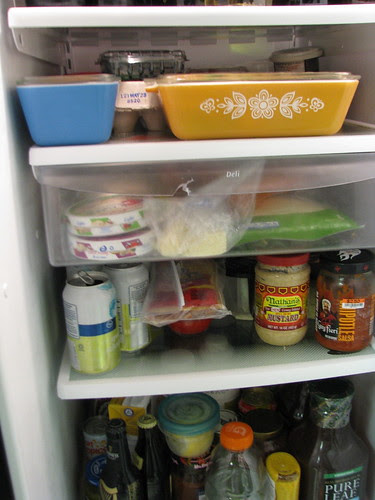 in the fridge to chill