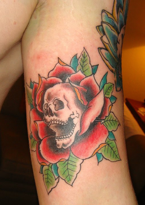 Skull And Rose Tattoos Tumblr