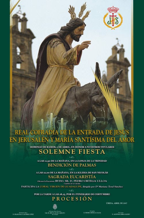A nagyheti körmenetek plakátja, 2007, Úbeda, Spanyolország