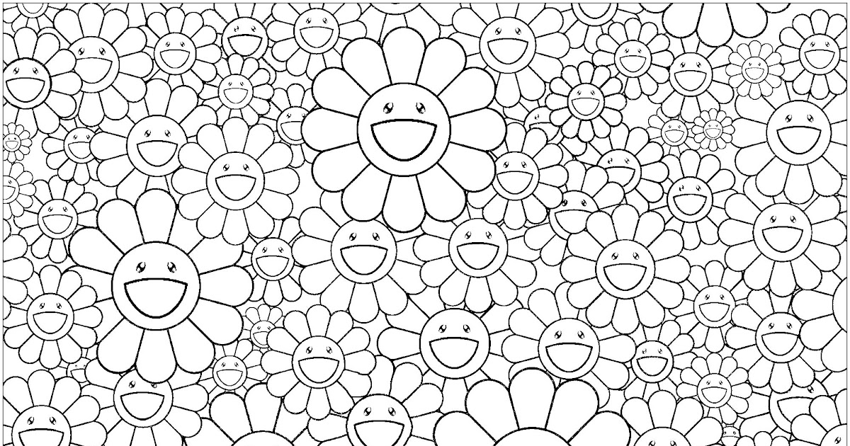 Aesthetic Coloring Pages Flowers - Flower Coloring Pages For Adults