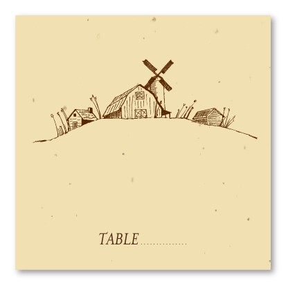 Happy Barn Table Cards