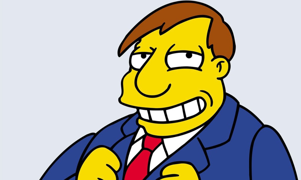 Quimby Mayor Quimby from The Simpsons