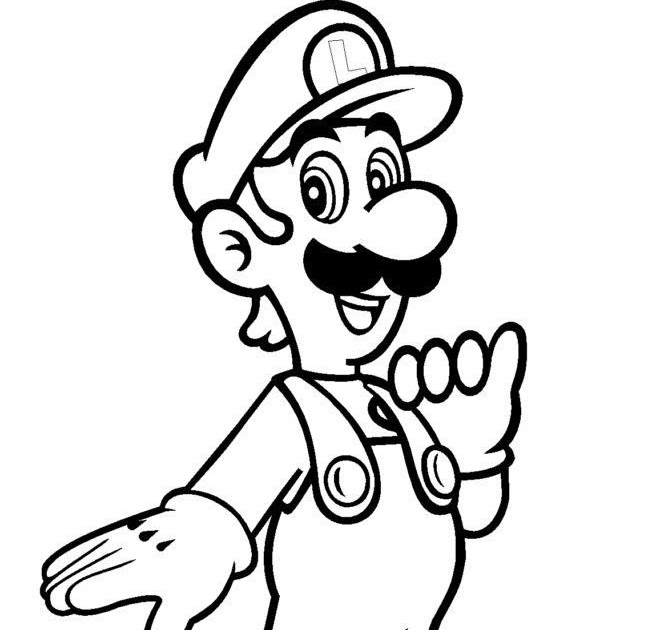 Luigi S Coloring Pages - textingxtes