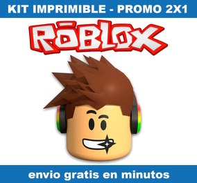 imprimible 2x1 robux cotillón melinterest