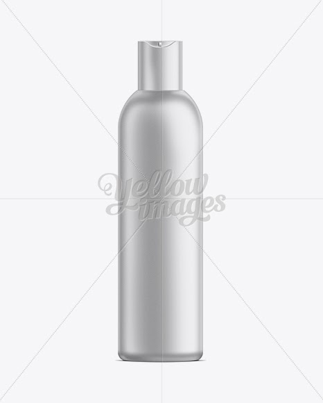 Download Download White Plastic Cosmetic Bottle With Lid 300 Ml Psd PSD Mockup Templates