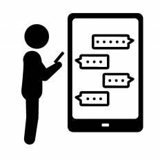 画像をダウンロード 人 スマホ イラスト フリー ここで最高の画像コレクション