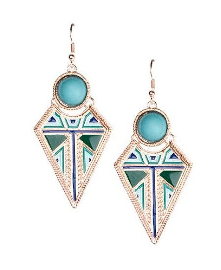 http://www.pinterest.com/pin/262686590737847747/ #teal #earrings #bling
