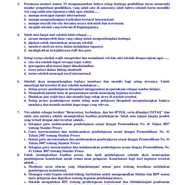 Contoh Soal Sejarah Cpns