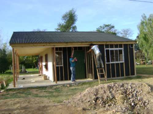 Casa residencial, familiar.: Diseno de techos casas zinc