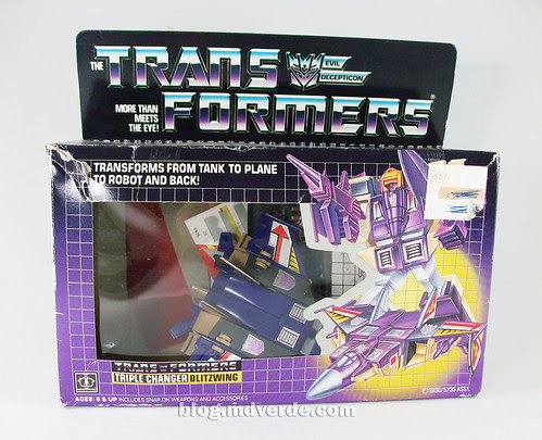 Transformers Blitzwing G1 - caja