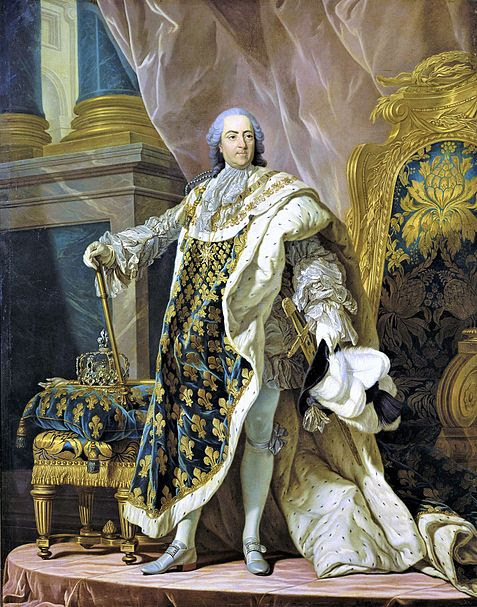 Portrait of Louis XV by Louis-Michel van Loo