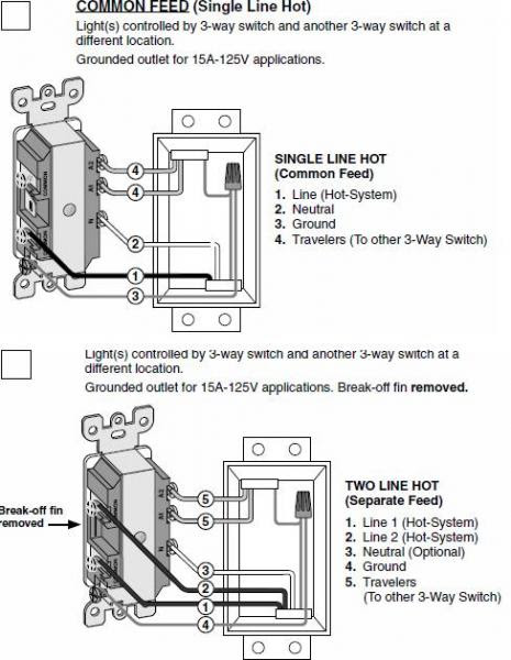 Leviton Dual Single Pole Switch Wiring Diagram