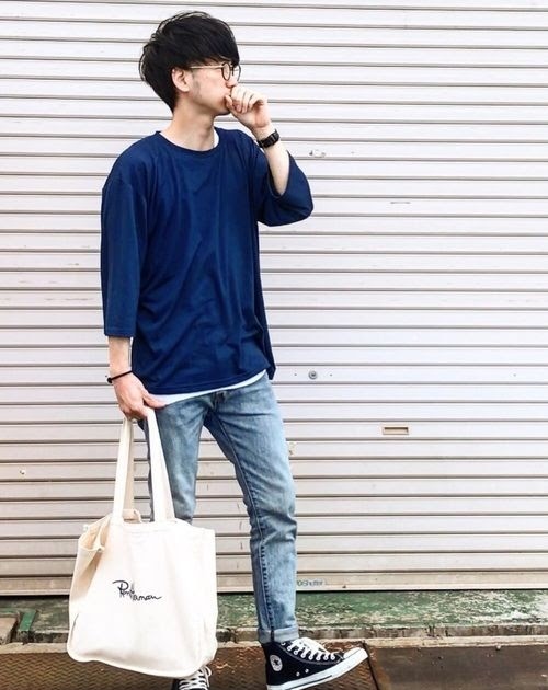 夏 男子 高校生 ファッション