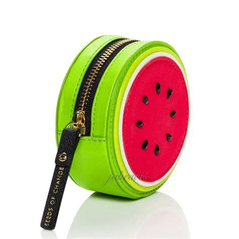 Kate Spade Splash OUT Saffiano Leather Watermelon Coin Kate Spade Splash OUT Saffiano Leather Watermelon Coin