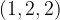 (1, 2, 2) (1, 2, 2)