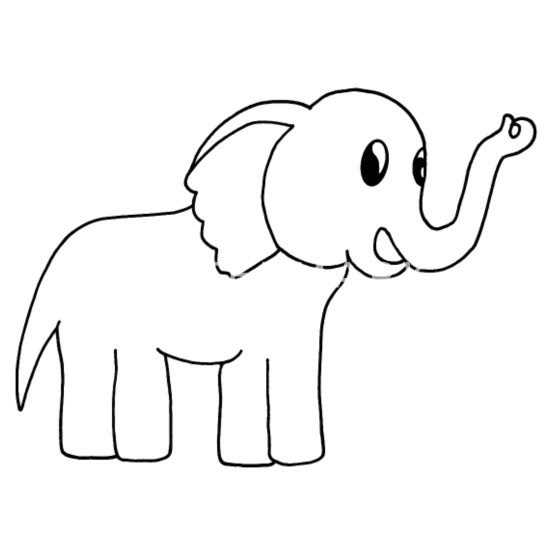 elefanten bilder zum ausmalen - malvorlagen gratis