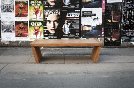 Extending Table Folds Into A Simple Backless Wood Bench Wonders