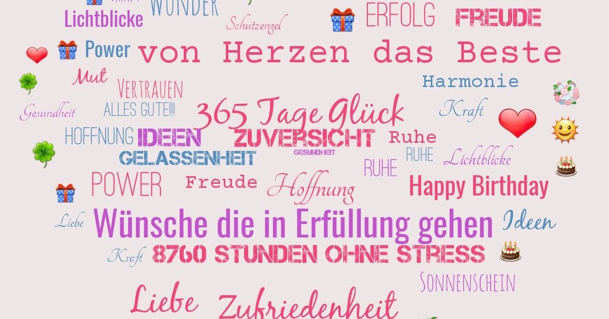 Glückwünsche Geburtstag Frauen