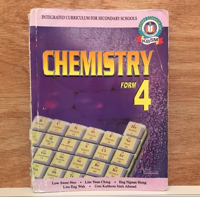 Buku Teks Chemistry Form 4 Kssm  malakuio