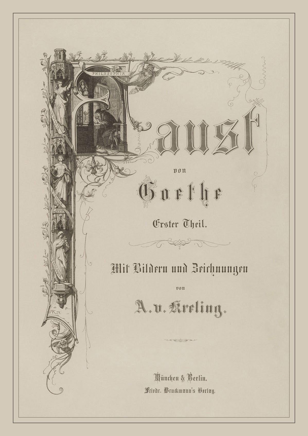 Prof. A. Von Kreling, Faust