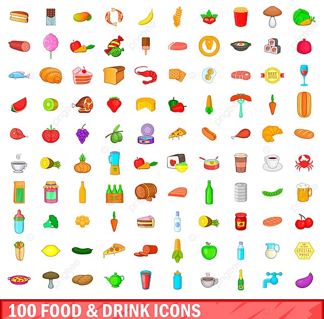 Gambar Makanan Minuman Kartun
