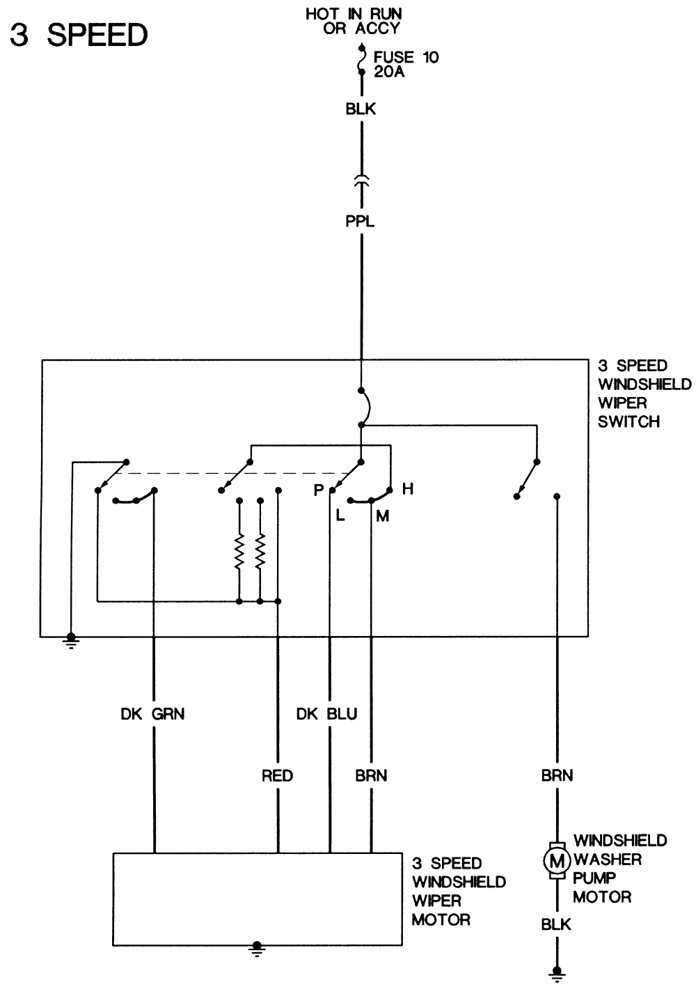 Universal Wiper Switch Wiring Diagram - Complete Wiring Schemas