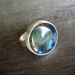labradorite ring
