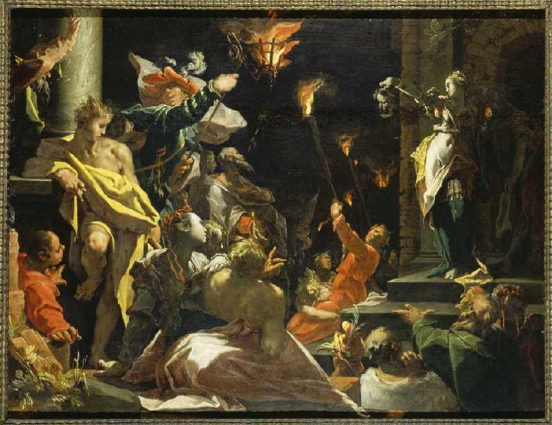 Image: Abraham Bloemaert - Judith shows the people the head of the Holofernes.