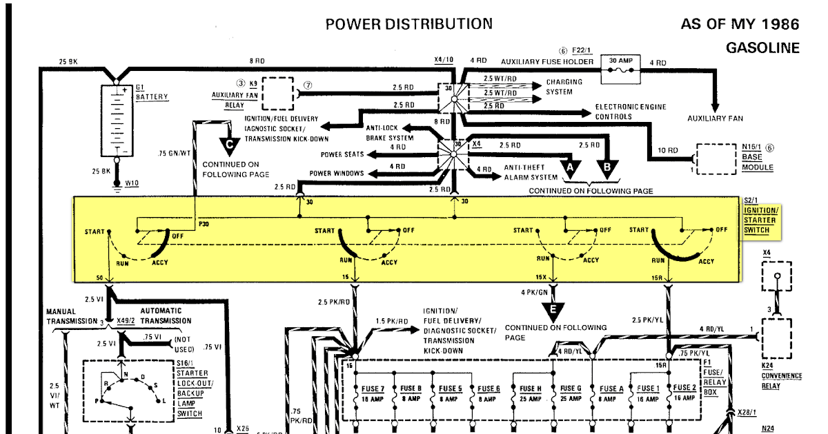 Wiring Diagram Mercede Benz 300E - 1987 300e Audio Wiring - PeachParts