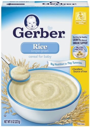 gerber baby food recall: Gerber Rice Cereal, Single Grain, 8-Ounce