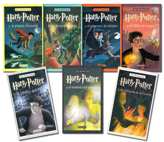 Resultado de imagen de libros de harry potter