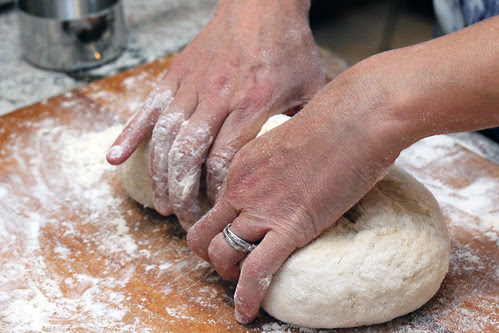 Working the dough