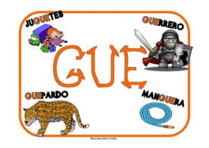 5 Palabras Con Ga Gue Gui Go Gu - Palabras español españa