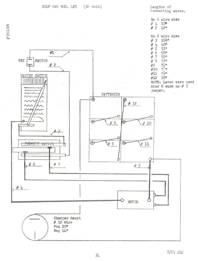 Ez Go 36 Volt Wiring Diagram 1994 - Wiring Diagram & Schemas