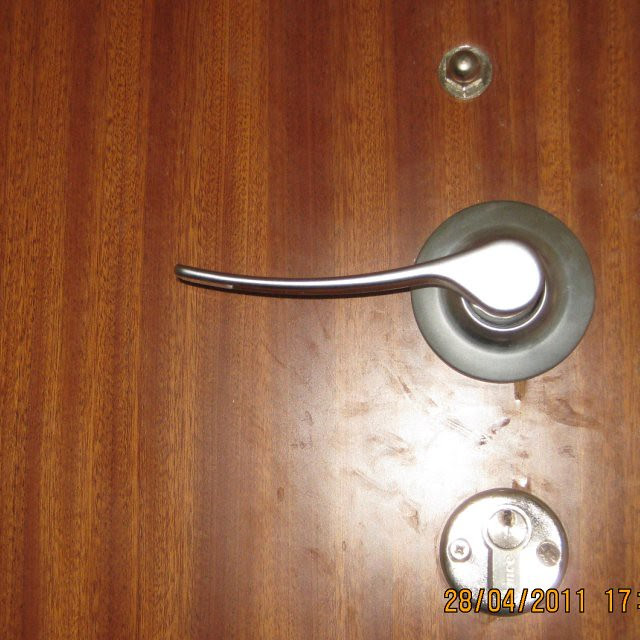 Fittings and fixtures of the main door in Sangria Towers at Megapolis Hinjewadi Phase 3, Pune
