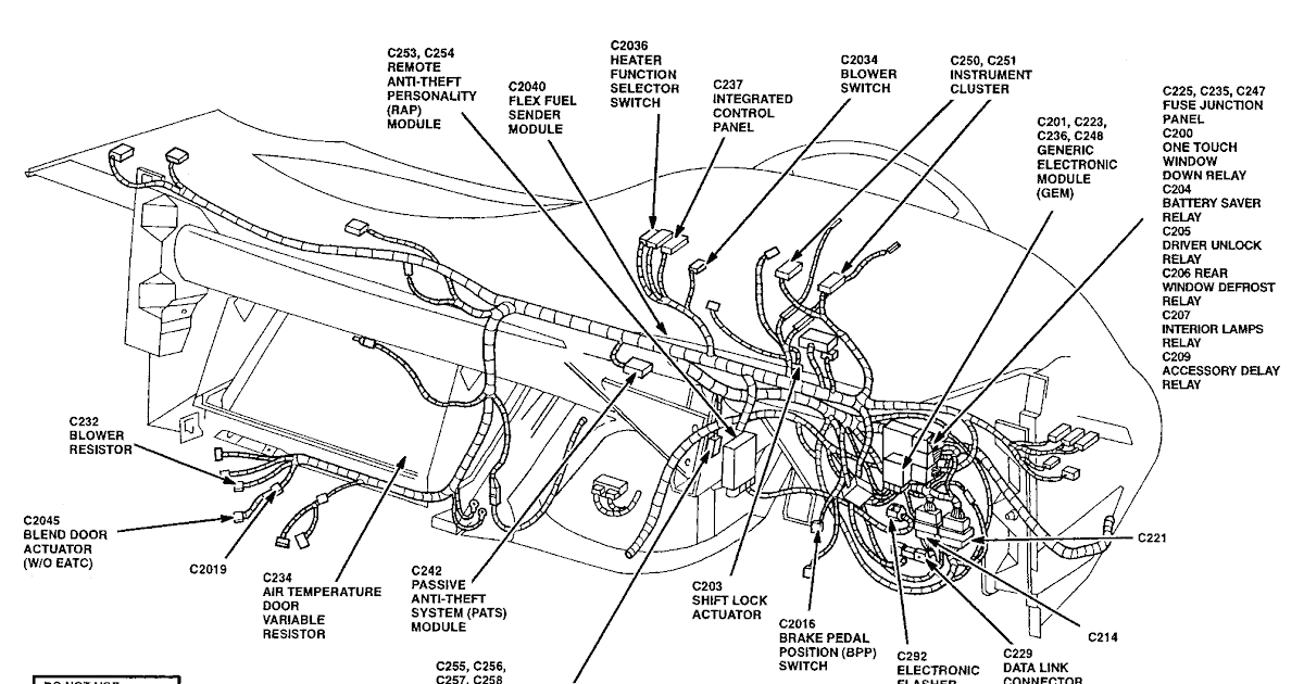 2000 Mercury Sable V6 3 0 Engine Diagram