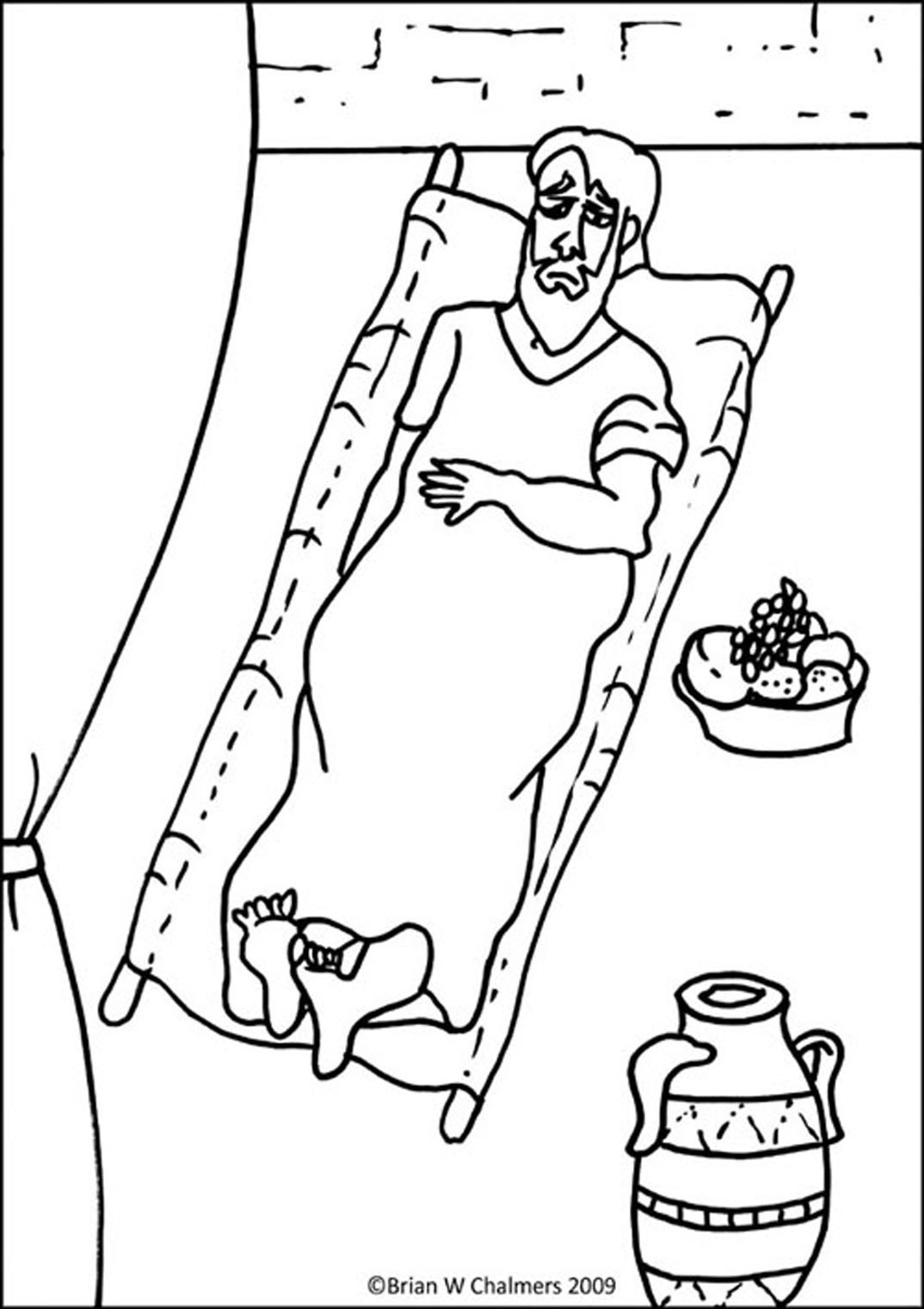 Pool Of Bethesda Coloring Page