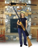Big Shotgun Woodworking Plan - fee plans from WoodworkersWorkshop® Online Store - firearms,shotguns,hunting,hunters,full sized patterns,woodworking plans,woodworkers projects,blueprints,drawings,blueprints,how-to-build,MeiselWoodHobby