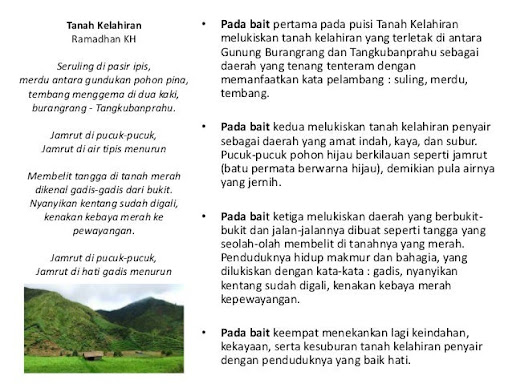 Puisi Bahasa Sunda 4 Bait