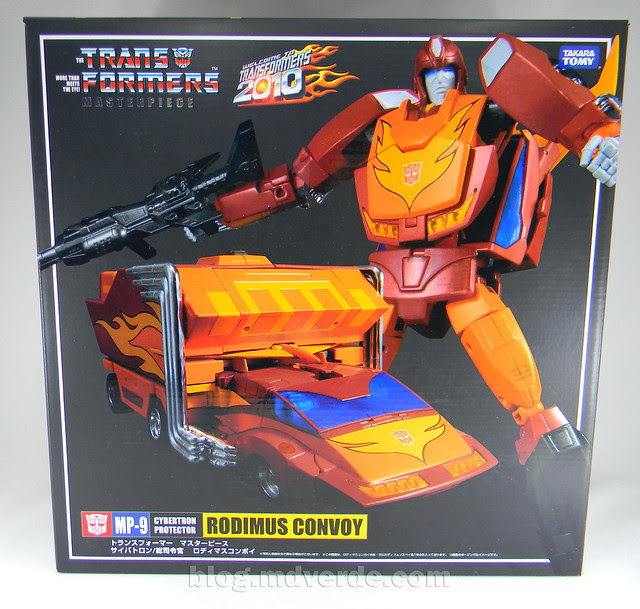 Transformers Hot Rod Masterpiece - caja