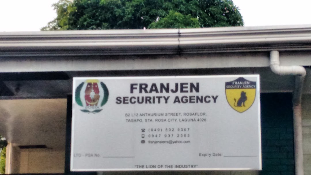 FRANJEN SECURITY AGENCY