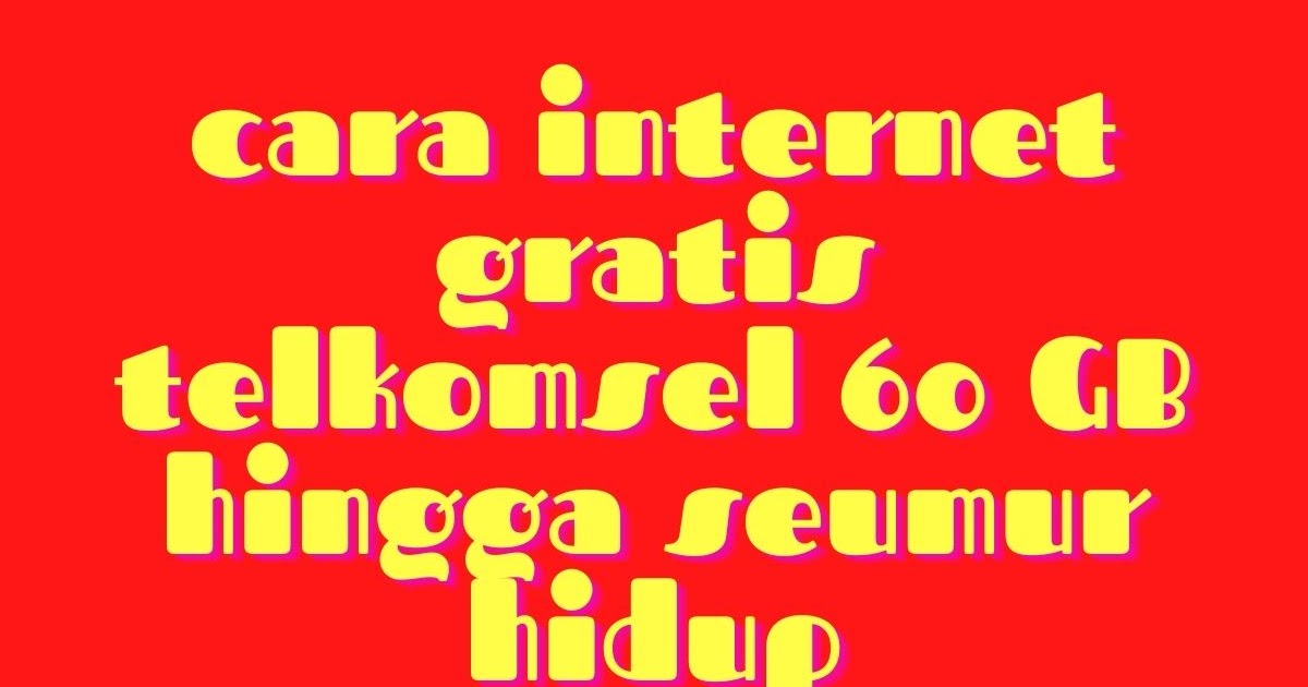 Cara Internet Gratis Indosat Seumur Hidup - Cara Internet ...