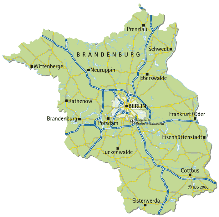 Brandenburg Karte