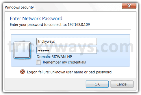 enter-network-password