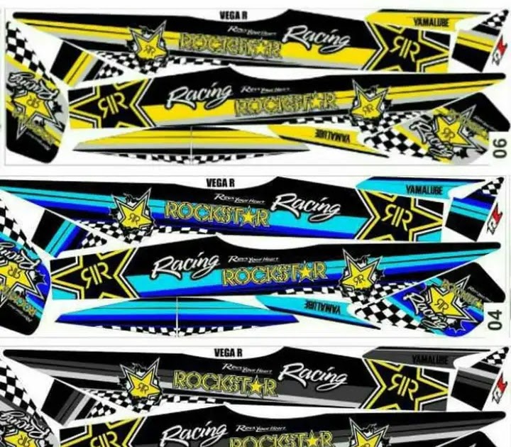 Pola Decal Vega Zr / Jual Sticker Striping Motor Stiker