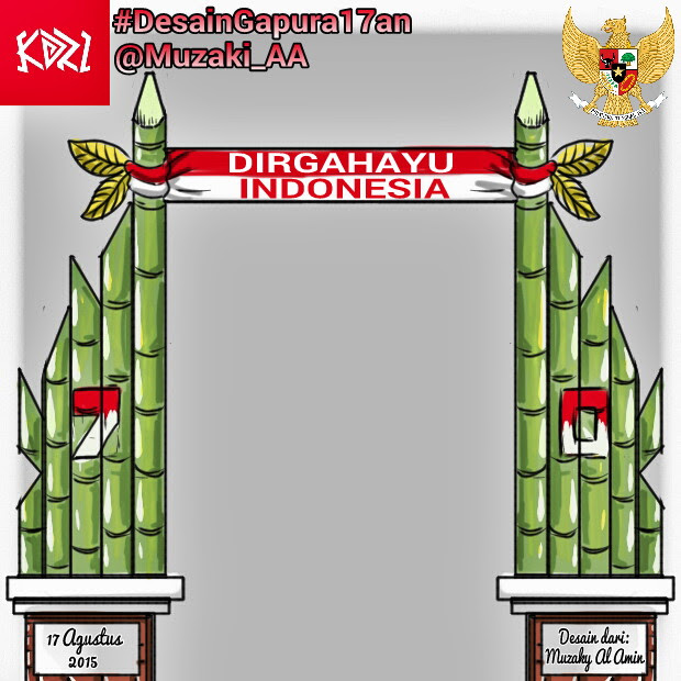 Gambar Gapura 17 An Dari Bambu Koleksi Gambar Hd